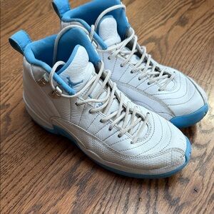 Air Jordan 12 White/ University Blue Size 4